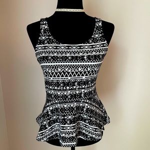 Peplum tank